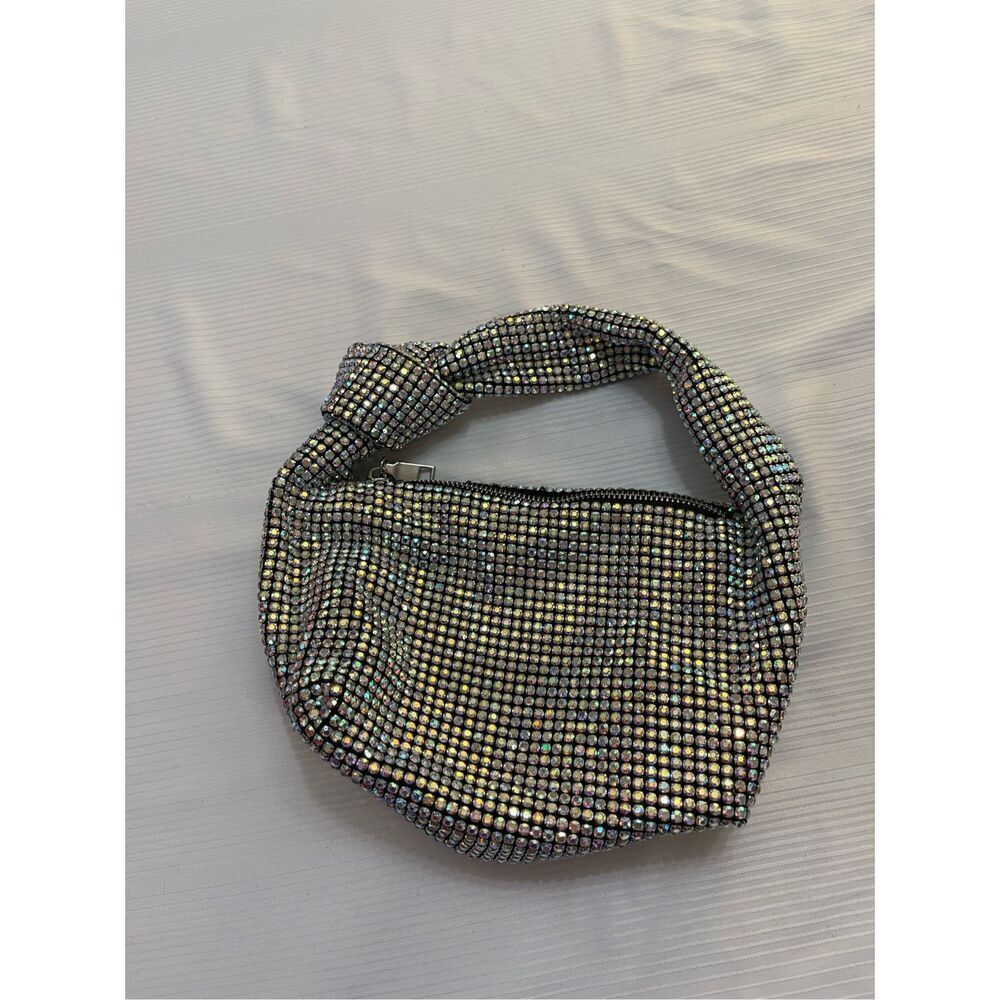 Madison West Sparkle Rhinestone Bling Purse Handbag